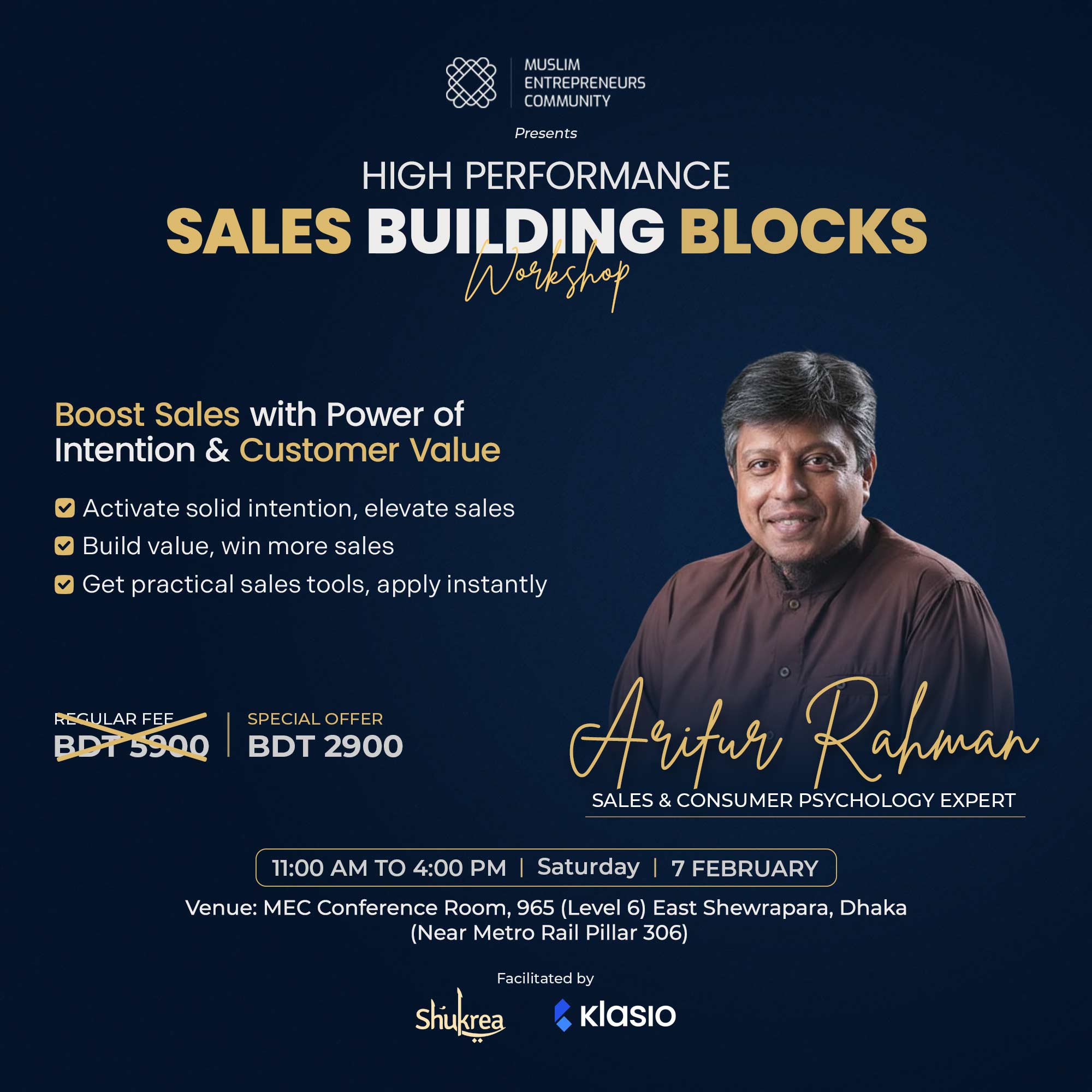 High Performance Sales Building Blocks Workshop